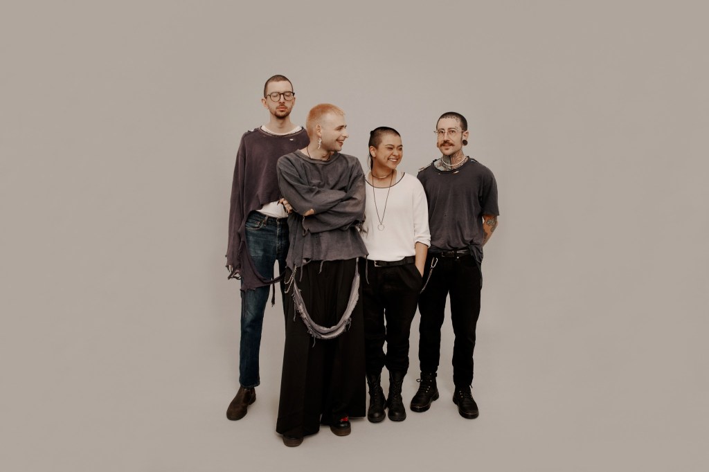 Pictured with Hydra Fashion Week.